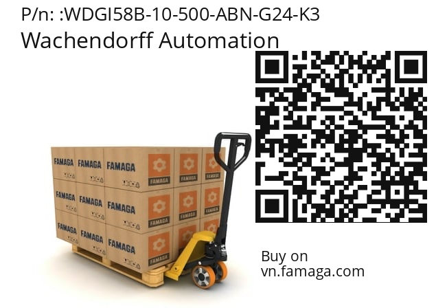   Wachendorff Automation WDGI58B-10-500-ABN-G24-K3